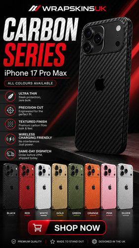 Apple iphone carbon skin - apple,
