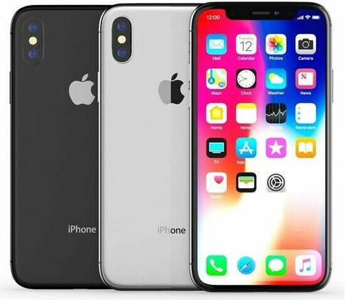 Apple iphone 64gb 256gb grey - iphone, x